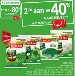 Intermarché Saint Eloi Diepvriesgroenten aanbieding