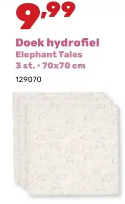 Happyland Doek hydrofiel Elephant Tales aanbieding
