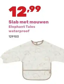 Happyland Slab met mouwen Elephant Tales waterproof aanbieding