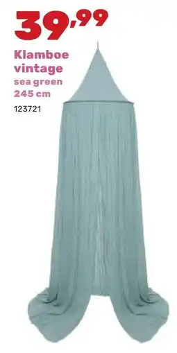 Happyland Klamboe vintage sea green aanbieding