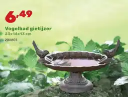 Happyland Vogelbad gietijzer aanbieding