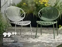 Happyland Stoel en voetenbank aanbieding