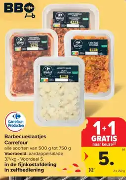 Carrefour Market Barbecueslaatjes Carrefour aanbieding