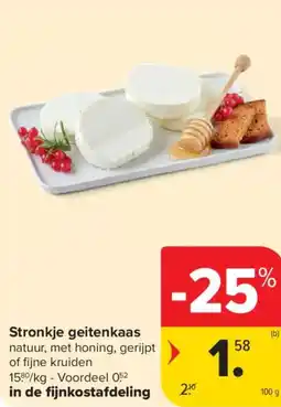 Carrefour Market Stronkje geitenkaas aanbieding
