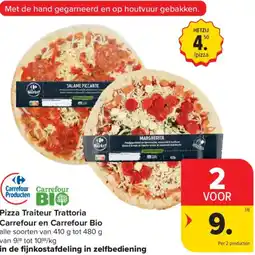 Carrefour Market Pizza Traiteur Trattoria aanbieding