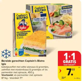 Iglo Bereide gerechten Captain's Bistro