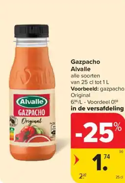 Carrefour Market Alvalle Gazpacho aanbieding