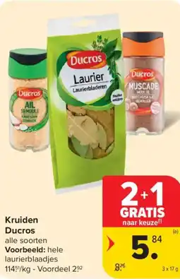 Carrefour Market Ducros Kruiden aanbieding