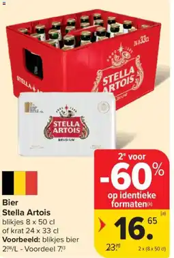 Carrefour Market Stella Artois Bier aanbieding