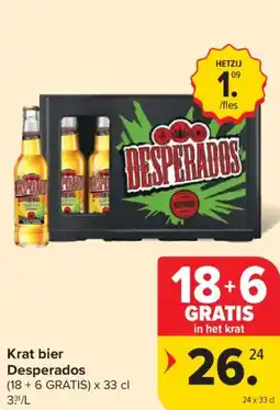 Carrefour Market Desperados Krat bier aanbieding