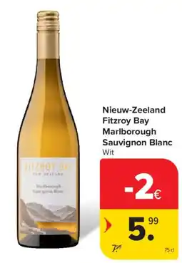 Carrefour Market Fitzroy Bay Marlborough Sauvignon Blanc aanbieding