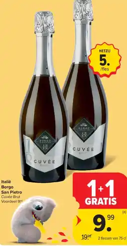 Carrefour Market Borgo San Pietro Cuvée Brut aanbieding