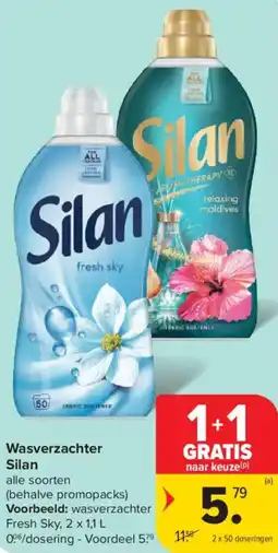 Carrefour Market Silan Wasverzachter aanbieding