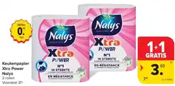 Carrefour Market Nalys Keukenpapier Xtra Power aanbieding