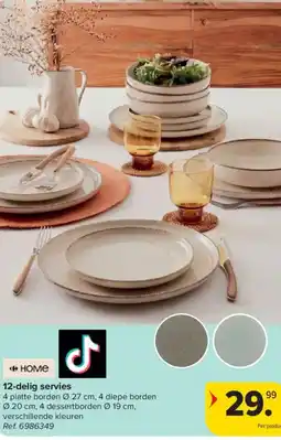 Carrefour Market 12-delig servies aanbieding