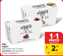 Carrefour Market Siggi's Skyr aanbieding