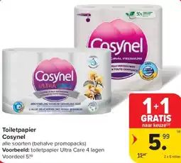 Carrefour Market Cosynel Toiletpapier aanbieding