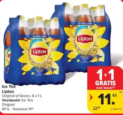 Carrefour Market Lipton Ice Tea aanbieding