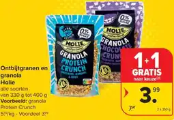 Carrefour Market Holie Ontbijtgranen en granola aanbieding