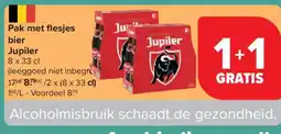 Carrefour Market Jupiler Pak met flesjes bier aanbieding