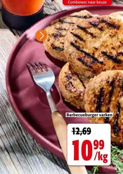 Colruyt Barbecueburger Varken aanbieding