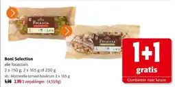 Colruyt Boni Selection alle focaccia's aanbieding