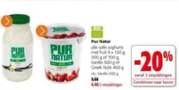 Colruyt Pur Natur aanbieding