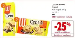 Colruyt LU Cent Wafers Original aanbieding