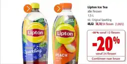 Colruyt Lipton Ice Tea alle flessen aanbieding