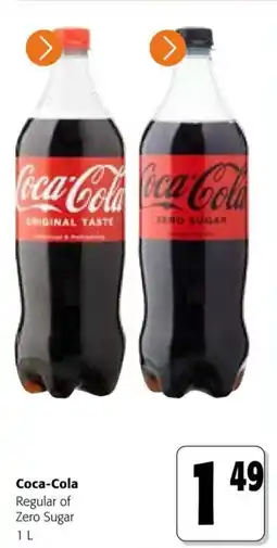 Colruyt Coca-Cola Regular of Zero Sugar aanbieding