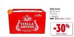 Colruyt Stella Artois pils 5,2% vol aanbieding