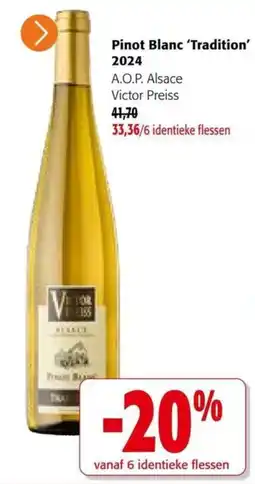 Colruyt Pinot Blanc 'Tradition' 2024 aanbieding