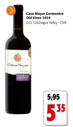 Colruyt Casa Mayor Carmenère Old Vines 2024 aanbieding