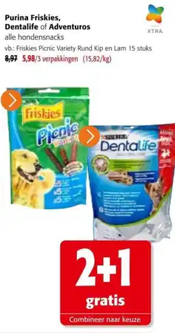 Colruyt Purina Friskies, Dentalife of Adventuros aanbieding