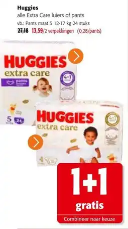 Colruyt Huggies aanbieding