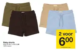 Zeeman Baby shorts aanbieding