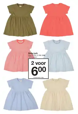 Zeeman Baby jurk aanbieding