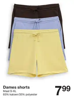 Zeeman Dames shorts aanbieding