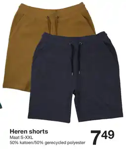 Zeeman Heren shorts aanbieding