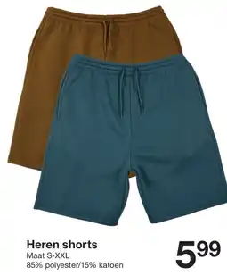 Zeeman Heren shorts aanbieding