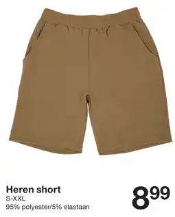 Zeeman Heren short aanbieding