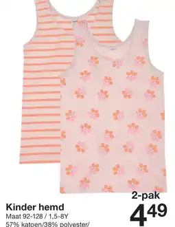 Zeeman Kinder hemd aanbieding