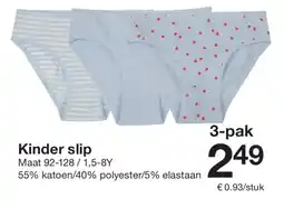 Zeeman Kinder slip aanbieding