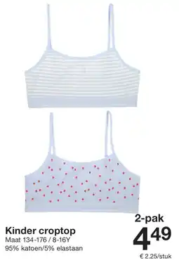 Zeeman Kinder croptop aanbieding