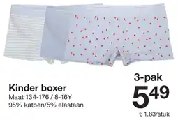 Zeeman Kinder boxer aanbieding
