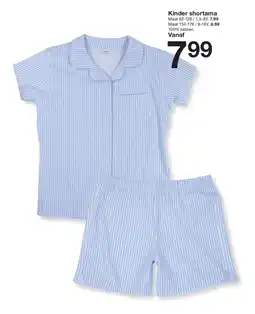 Zeeman Kinder shortama aanbieding