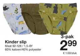Zeeman Kinder slip aanbieding
