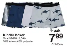 Zeeman Kinder boxer aanbieding