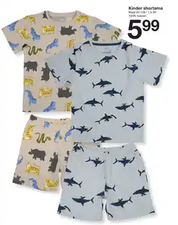 Zeeman Kinder shortama aanbieding