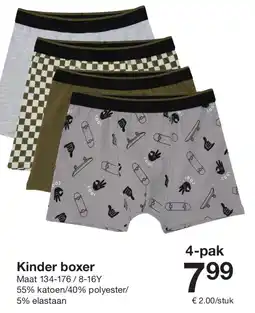 Zeeman Kinder boxer aanbieding